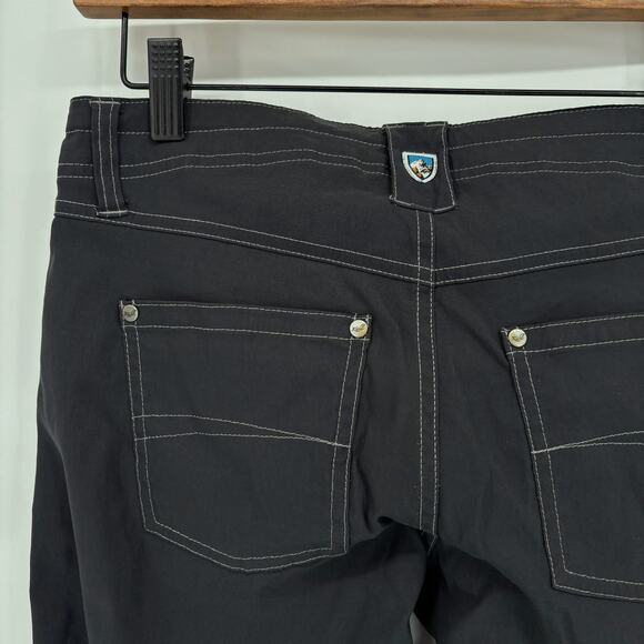 Kuhl Womens Pants 4 Kliffside Hiking Straight Leg Low Rise Stretch Gray Gorpcore - Picture 6 of 8